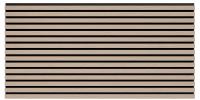 Акустическая панель Cosca Decor Монако Дуб Латте бежевый, 1200х600х21мм
