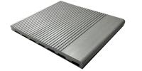 Ступень Ecodecking Техно полнотелая 4000х345х22 Серый