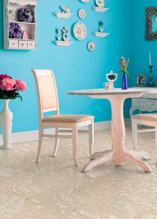 Пробковый пол Corkstyle EcoCork Madeira White клеевой