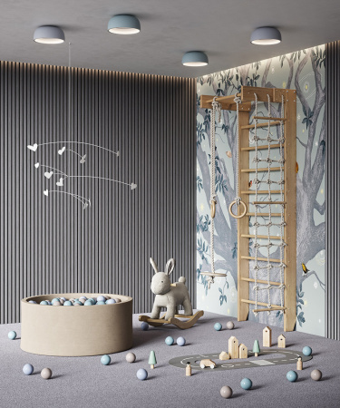 Акустическая панель Cosca Decor Монако Дуб Ардженто светло-серый, 600х600х21мм