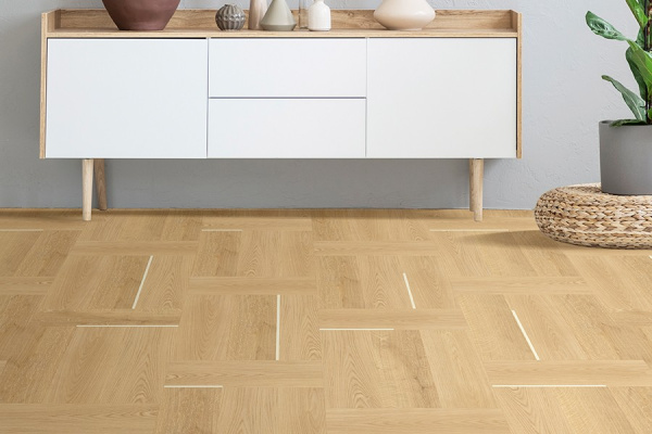 Пробковый пол Corkstyle Print Cork Woodwise Spark ivory замковый