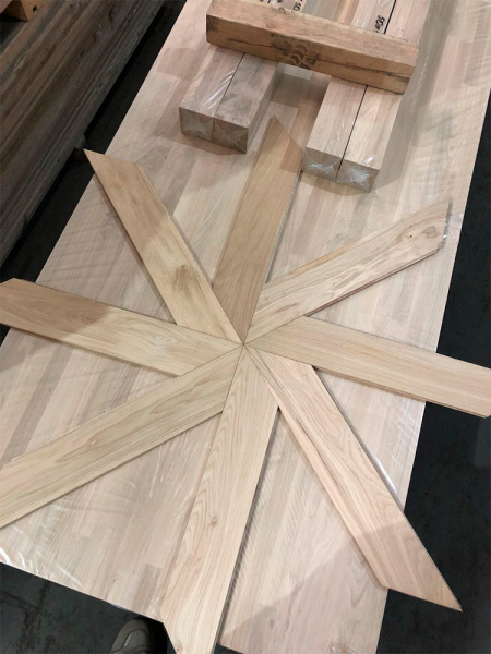 Двухслойная инженерная доска Termo Wood Французская Ёлка 16 120 (Рустик +)