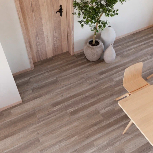 ПВХ плитка, кварц виниловый ламинат Invictus Maximus Plank XL Vintage Oak Cappuccino