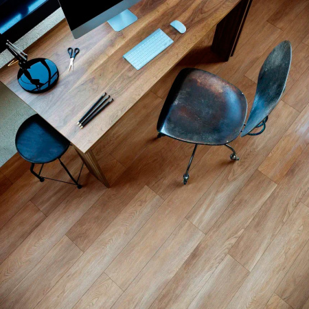 ПВХ плитка, кварц виниловый ламинат Invictus Maximus Plank New England Oak Toffee