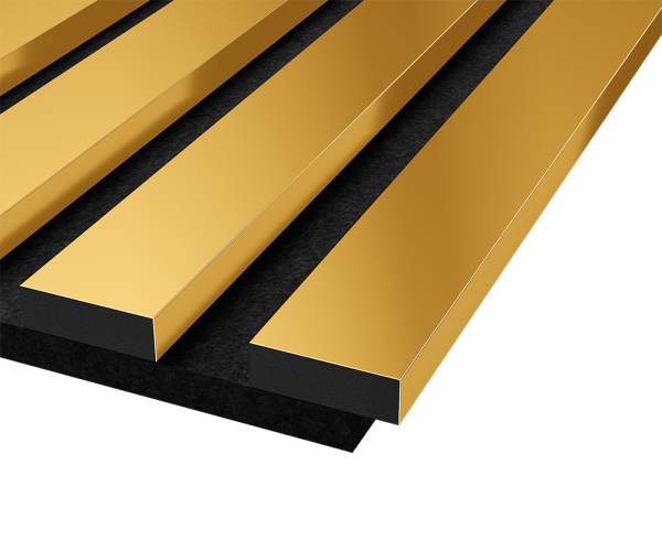 Комплект акустических панелей Cosca Decor Эмираты Желтое золото, 1200x300x19мм