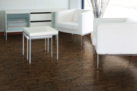 Пробковый пол Corkstyle Cork Pro Linea Brown замковый