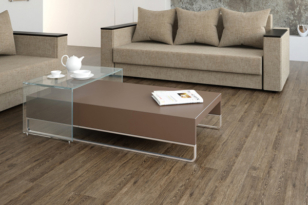 Пробковый пол Corkstyle Print Cork Wood Oak Brushed клеевой